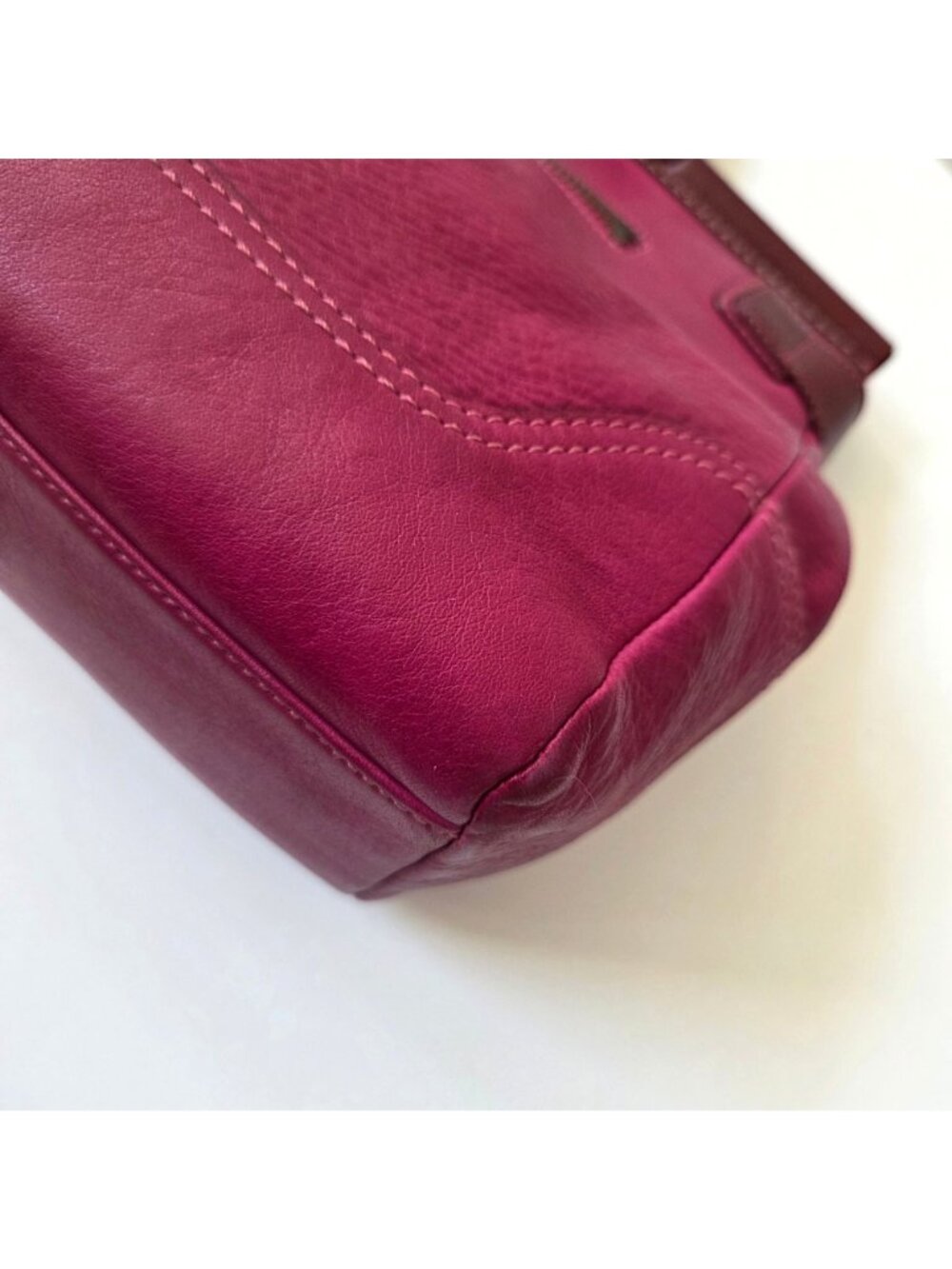 Coach Purse Soho Dowel Top Dual Tone Fuschia Satchel Bag Limited Edition 9749 - Picture 13 of 16